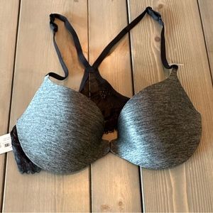 La senza racerback push-up bra.  34B.  Grey and black. Brand new.
